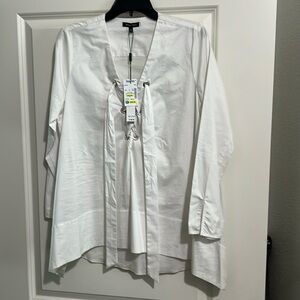 Steinmart Athena Marie White Top